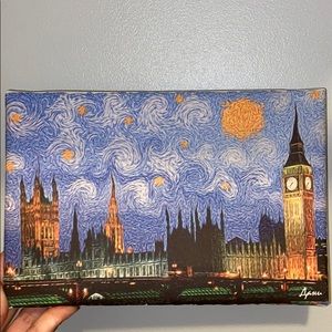 6”x9” London Starry Night Printed Canvas